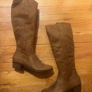 Brown Knee-High Women's Boots